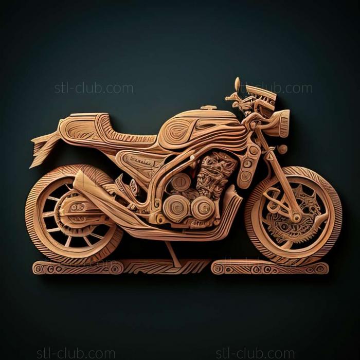 3D модель Honda CB400 (STL)